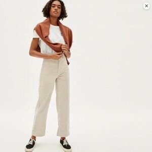 Everlane 70s style fine-whale corduroy wide leg pants